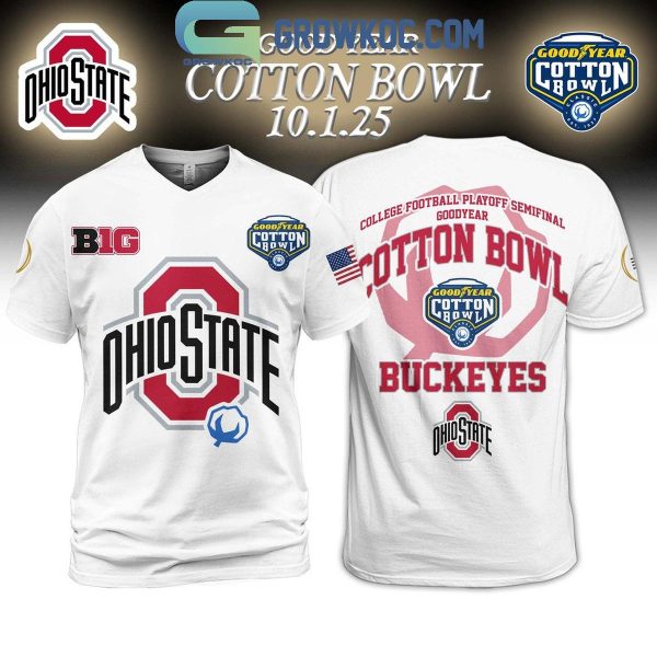 Ohio State Buckeyes Good Year Cotton Bowl 2025 Be Ready Hoodie T-Shirt