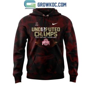 Ohio State Football 2024 National Champions Smoke Red Hoodie T Shirt