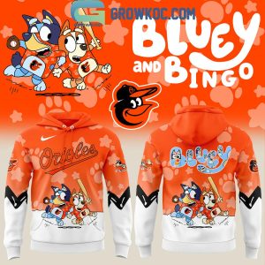 Baltimore Orioles Bluey And Bingo 2025 Hoodie Shirt