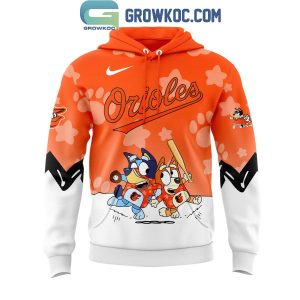 Baltimore Orioles Bluey And Bingo 2025 Hoodie Shirt