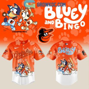 Baltimore Orioles x Bluey and Bingo Baseball Jersey