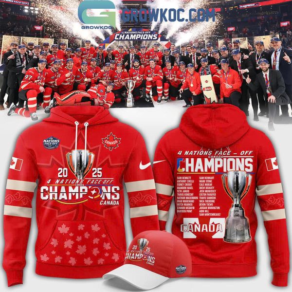 Canada 2025 4 Nations Face Off Champions Hoodie T Shirt