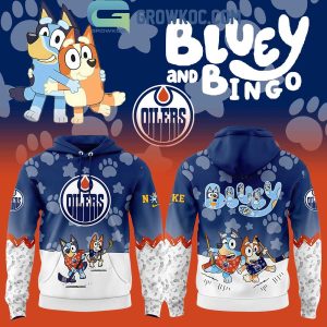 Edmonton Oilers Bluey And Bingo 2025 Hoodie Shirt