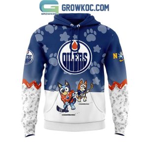 Edmonton Oilers Bluey And Bingo 2025 Hoodie Shirt