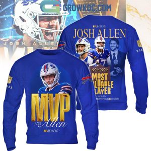 Josh Allen MVP Honors Buffalo Bills Hoodie T Shirt