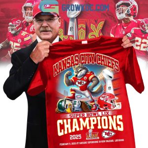 Kansas City Chiefs Super Bowl LIX Champions 2025 T Shirt