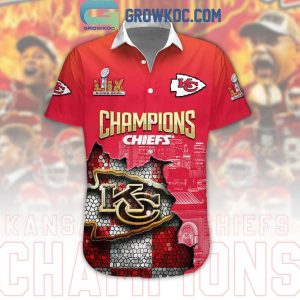 Kansas City Chiefs Super Bowl LIX Champions Hawaiian Shirt