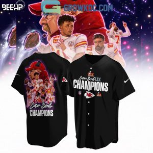 Kansas City Chiefs Super Bowl LIX Champions Legend Team Baseball Jersey