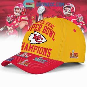 Kansas City Chiefs Three Peat Super Bowl LIX 2025 Champions Cap