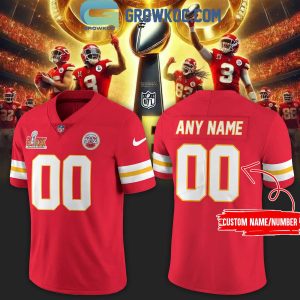 Kansas City Chiefs x Super Bowl LIX 2025 Personalized Football Jersey