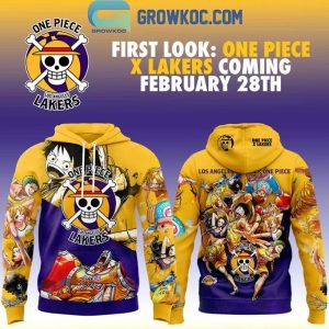 Los Angeles Lakers X One Piece Coming Hoodie T Shirt