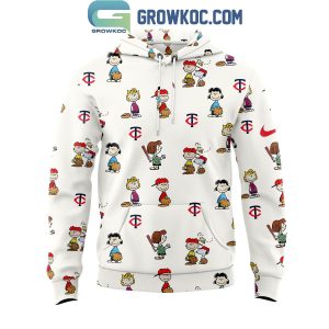 Minnesota Twins Peanuts 75th Anniversary Hoodie T Shirt