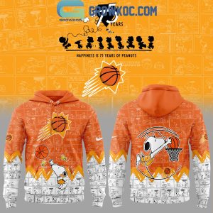 Phoenix Suns 75th Anniversary Of Peanuts Hoodie T Shirt