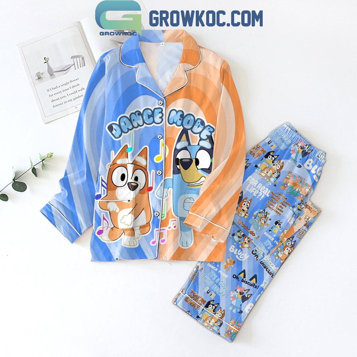Bluey Dance Mode Pajamas Set Bluey Dance Mode Pajamas Set