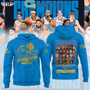 Oklahoma City Thunder NBA Finals Best Team Hoodie Shirt