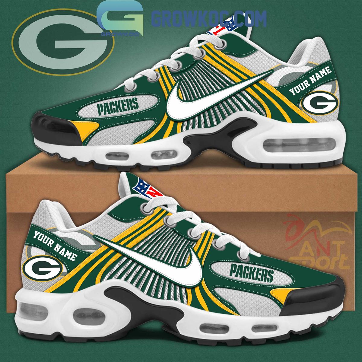 Green Bay Packers New Season 2025 Air Max Shoes Green Bay Packers New Season 2025 Air Max Shoes
