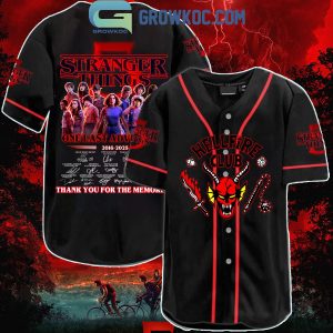 Stranger Things 5 Hellfire Club Baseball Jersey