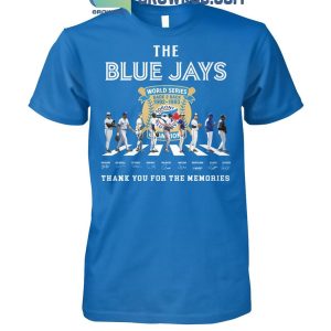 Toronto Blue Jays Back 2 Back World Series 1992 1993 Memories T Shirt