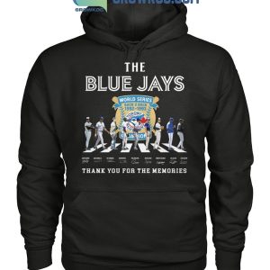 Toronto Blue Jays Back 2 Back World Series 1992 1993 Memories T Shirt