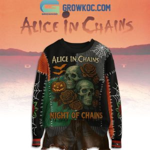 Alice In Chains Night Of Chains Halloween Ugly Sweater