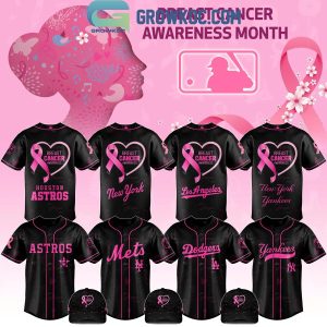 All Team MLB x Breast Cancer Awareness Month 2025 Black Jersey