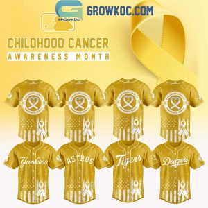 All Team MLB x Childhood Cancer Awareness Month Jersey