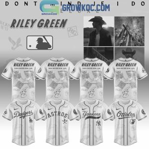 All Team MLB x Riley Green Damn Country Music Tour 2025 Jersey
