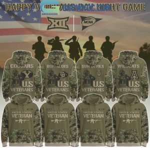 All Team NCAA Happy Birthday Veterans Day Night Hoodie Shirt