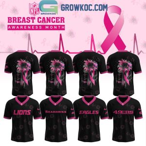 All Team NFL x Breast Cancer Awareness Month Black Football Jersey