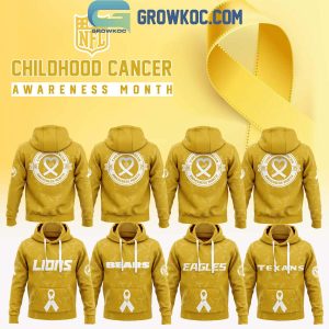 All Team NFL x Childhood Cancer Awareness Month 2025 Hoodie Shirt