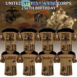 All Team NFL x US Marine Corps 250th Anniversary 2025 Football Jersey