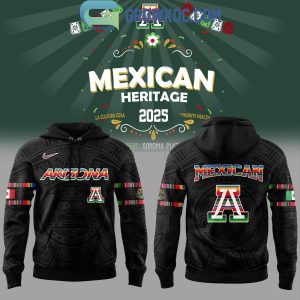 Arizona Wildcats Mexican Heritage Night 2025 Hoodie Shirt