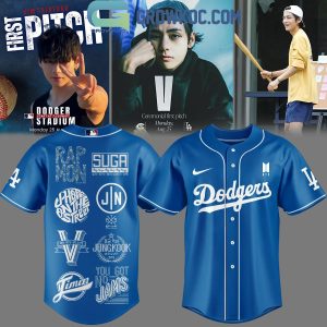 BTS Army Mix Los Angeles Dodgers 2025 Jersey