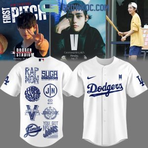 BTS Army Mix Los Angeles Dodgers 2025 Jersey