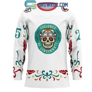 Cincinnati Cyclones Sublimated Day Of the Dead Hockey Jersey