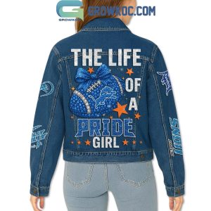 Detroit Lions The Life Of A Pride Girl Denim Jacket