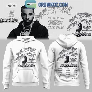 Drake Some Special Show 4U New Tour White Hoodie Shirt