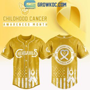 El Paso Chihuahuas x Childhood Cancer Awarness Month 2025 Jersey