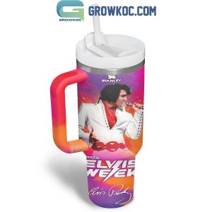 Elvis Presley Week 90 Years Rockin Forever Tumbler 40oz