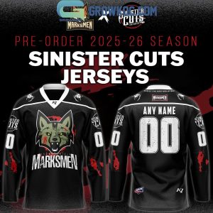 Fayetteville Marksmen Sinister Cuts 2025 Hockey Jersey Fayetteville Marksmen Sinister Cuts 2025 Hockey Jersey