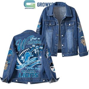 Go Cowboys Just A Woman Who Loves Dallas Cowboys Denim Jacket