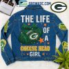 Go Pack Go Just A Woman Who Loves Green Bay Packers Denim Jacket