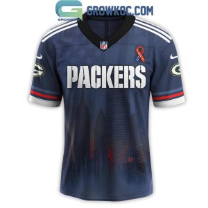 Green Bay Packers x Never Forget 9_11 Tribute Football Jersey
