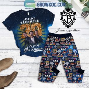 Jonas Brothers 20 Years Living The Dream Tour Pajamas Set