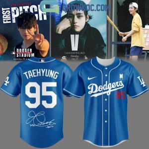 Los Angeles Dodgers x V Taehyung 95 Jersey