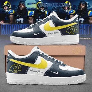 Los Angeles Rams New Rivalries Mid Night Uniform 2025 Air Force 1 Shoes