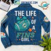 One Pride Just A Woman Who Loves Detroit Lions Denim Jacket