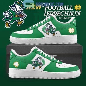 Notre Dame Fighting Irish Leprechaun New Logo 2025 Air Force 1 Shoes