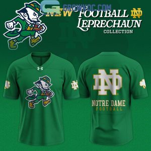 Notre Dame Fighting Irish Leprechaun New Logo Football Jersey