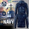 Ohio State Buckeyes x US Navy 250th Birthday Celebration Hoodie Shirt